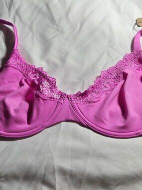 Skims Unlined Scoop Bra Underwire Pink Size 40B NWT